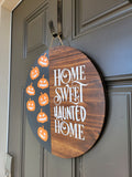 Halloween Pumpkins Door Sign