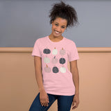 Womens Halloween graphic tee Pumpkin printed shirt pink pumpkin t-shirt